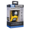 Bloque-disque alarme OXFORD XA10 - Ø10mm jaune/noir - 1092852