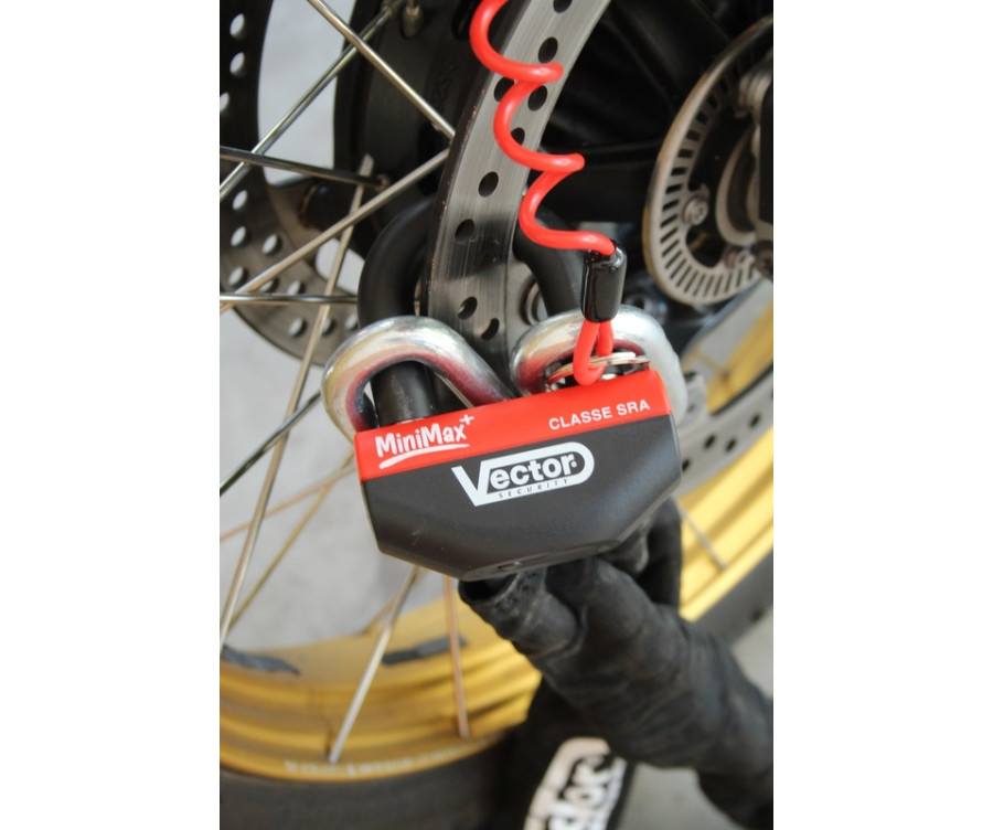 Kit antivol VECTOR Bloque-disque MiniMax+ Ø16mm + Chaîne Ø13mm / 1,3m - 3032182