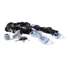 Kit antivol VECTOR -  Padlock Ø21mm + Chaîne Ø14mm / 1,2m  - SRA / ART / NF-FMCC - 3032172