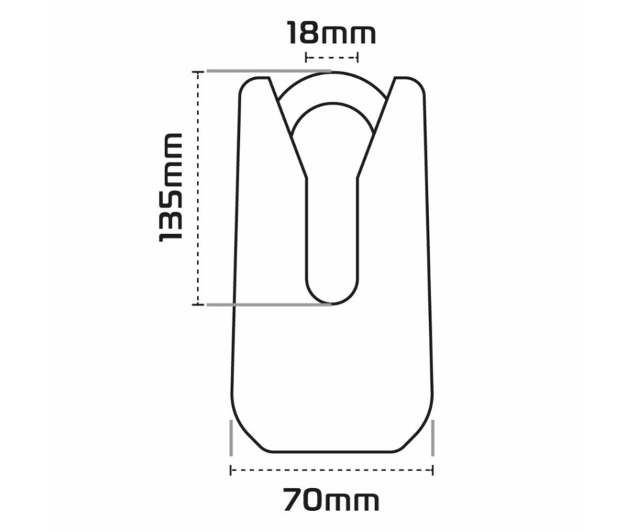 Bloque disque OXFORD Monster - noir - 1126473001