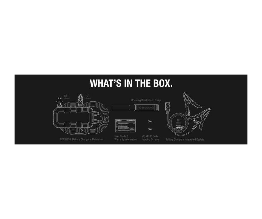 Chargeur de batterie intelligent NOCO Genius10 6/12V 10A - 1079650