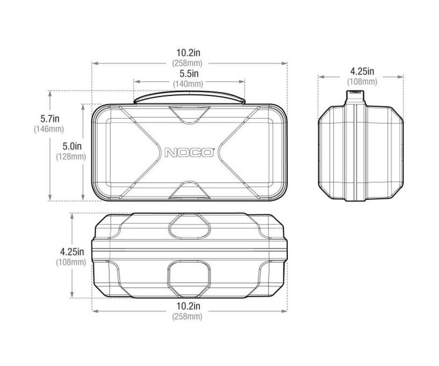 Boîtier de protection XL NOCO EVA - 1079680