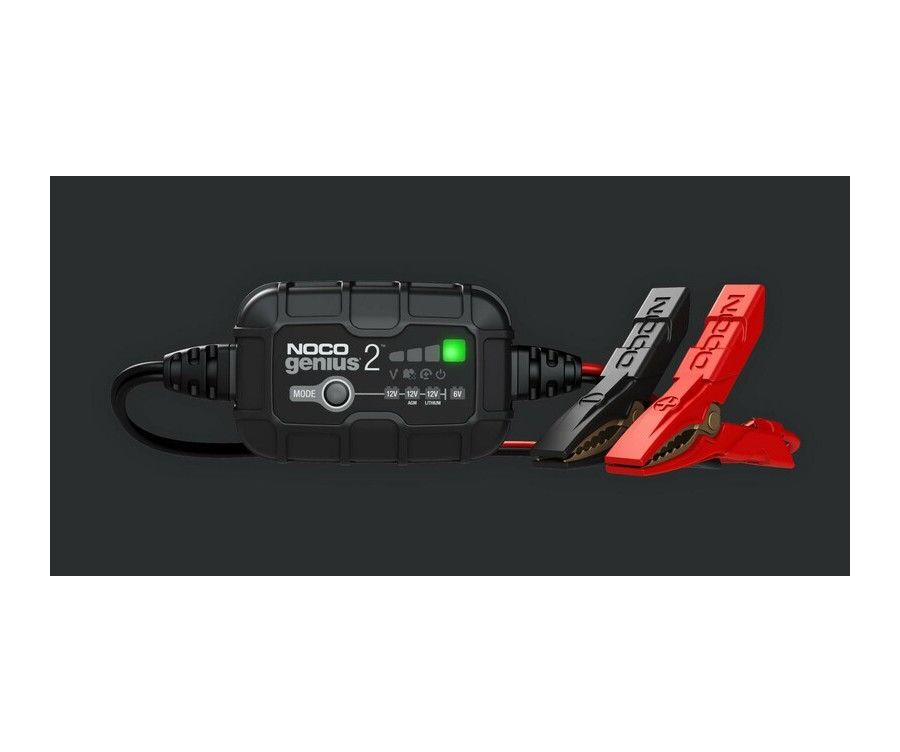 Chargeur de batterie intelligent montage avec pinces NOCO Genius2 6/12V 2A - 1079653