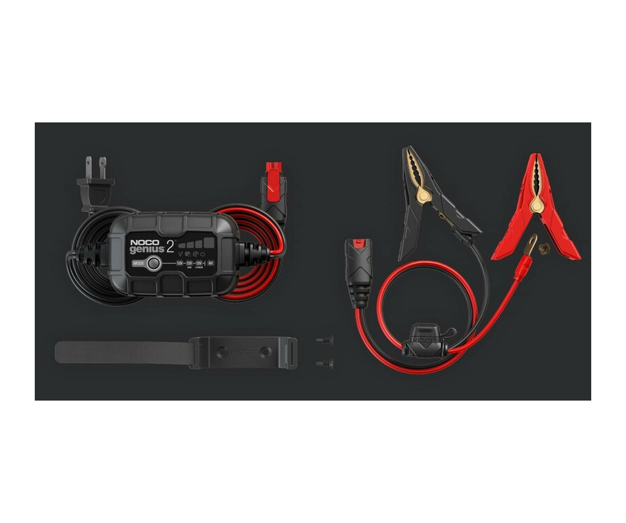 Chargeur de batterie intelligent montage avec pinces NOCO Genius2 6/12V 2A - 1079653