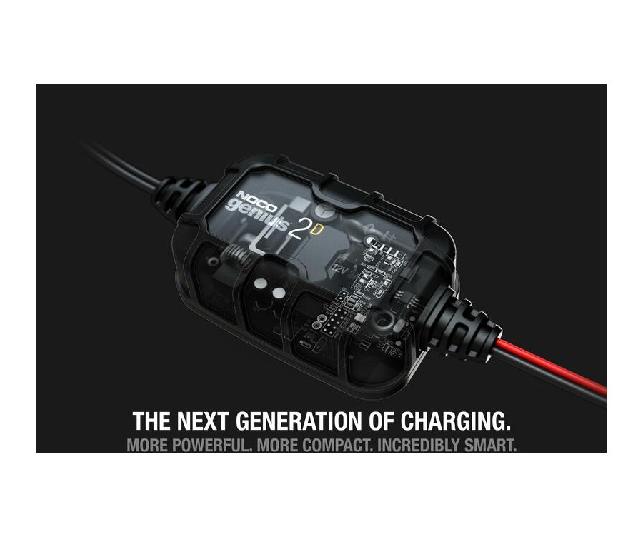 Chargeur de batterie intelligent montage avec pinces NOCO Genius2 6/12V 2A - 1079653