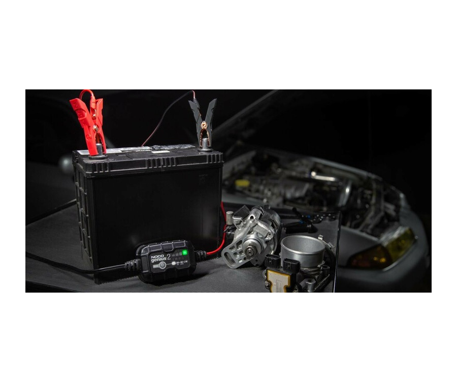 Chargeur de batterie intelligent montage avec pinces NOCO Genius2 6/12V 2A - 1079653