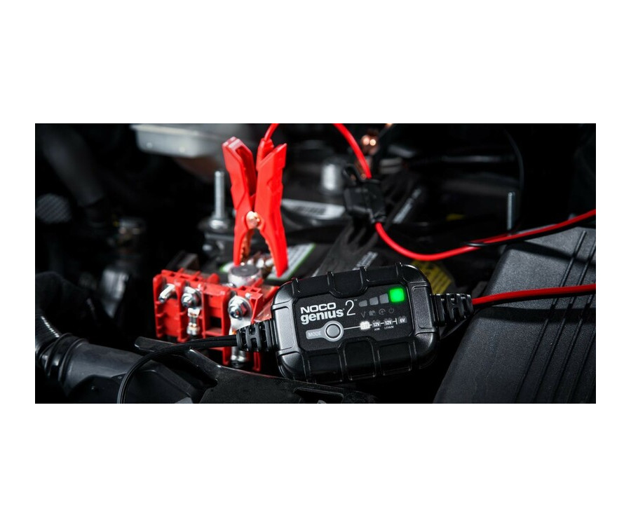 Chargeur de batterie intelligent montage avec pinces NOCO Genius2 6/12V 2A - 1079653