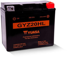 Batterie YUASA sans entretien activé usine - GYZ20HL - 1080744