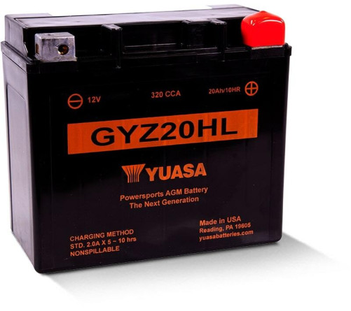 Batterie YUASA sans entretien activé usine - GYZ20HL - 1080744