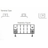 Batterie YUASA W/C sans entretien activé usine - YTZ8V - 1079224
