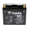Batterie YUASA W/C sans entretien activée usine - YT12B FA - 1103940