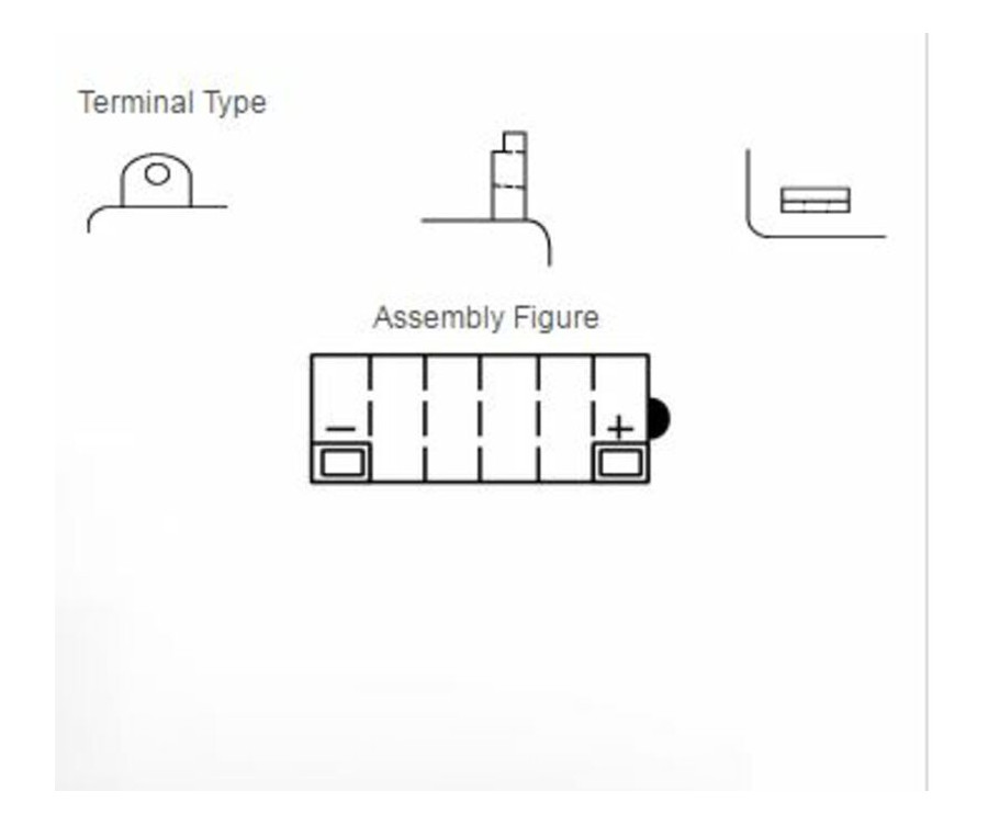 Batterie YUASA conventionnelle sans pack acide - 12N5.5-3B - 1080786