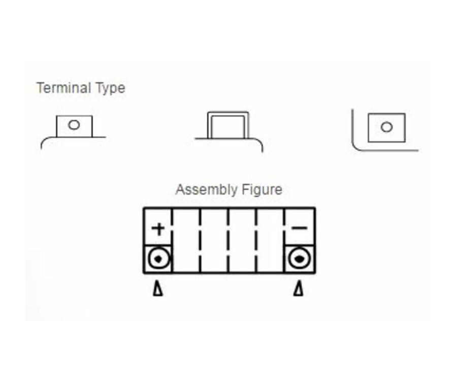 Batterie YUASA W/C sans entretien activé usine - YTZ12S - 1080871