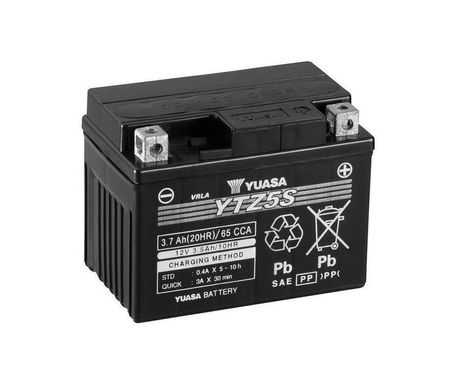 Batterie YUASA W/C sans entretien activé usine - YTZ5S - 1080873
