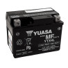 Batterie YUASA W/C sans entretien activée usine - YTX4L FA - 1103933