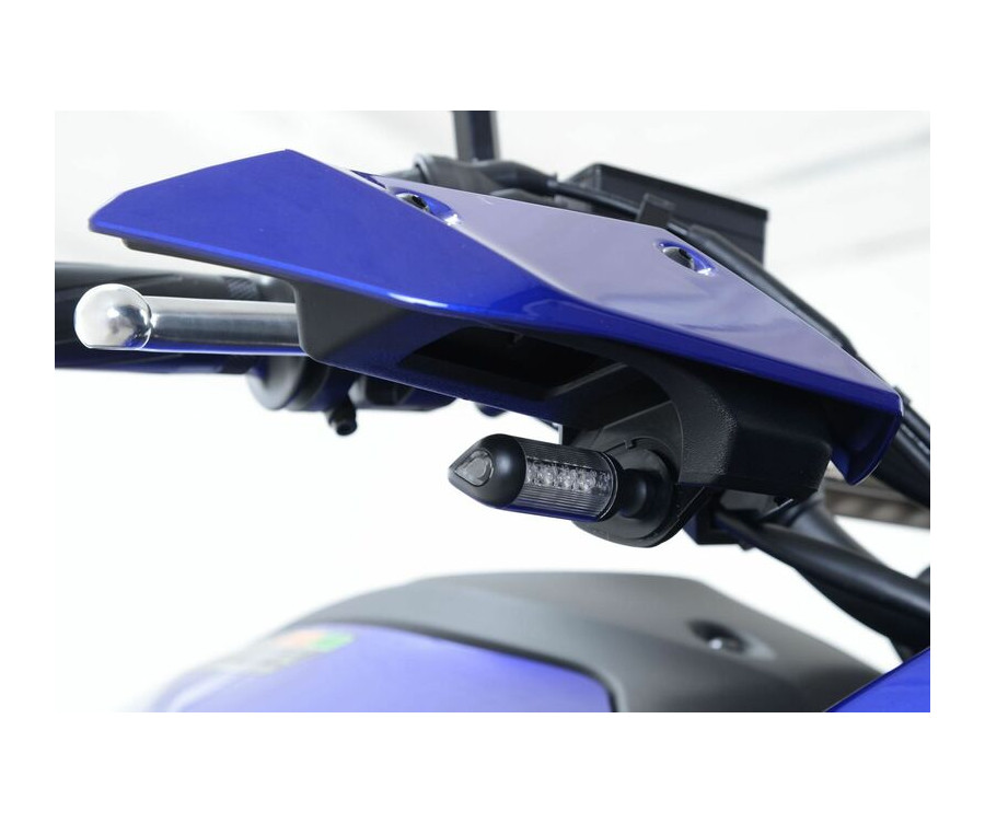 Adaptateurs de clignotants avant R&G RACING noir Yamaha - 1082613001