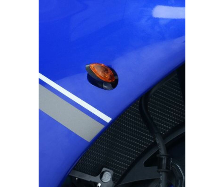 Adaptateurs de clignotants avant R&G RACING noir Yamaha - 1082613001