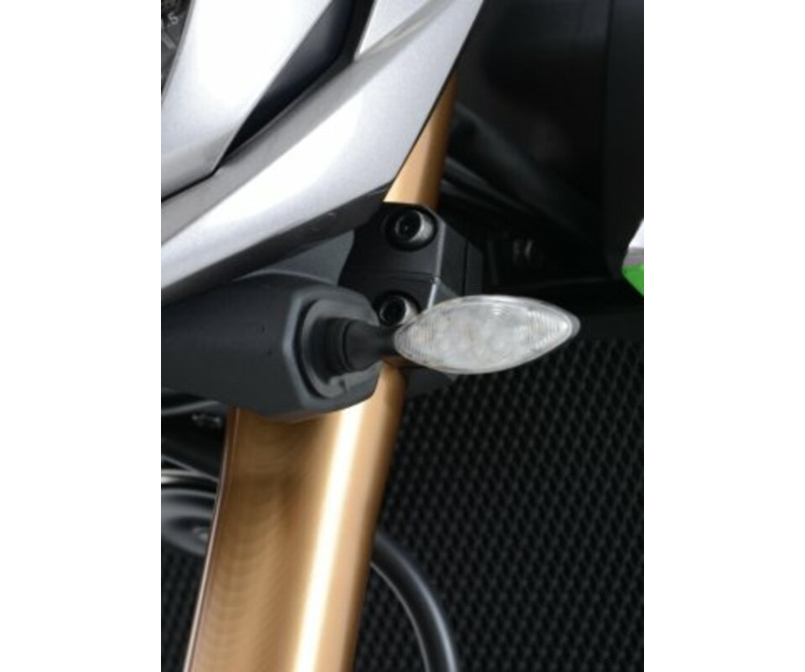 Adaptateur micro clignotant R&G RACING noir Kawasaki - 1082616001