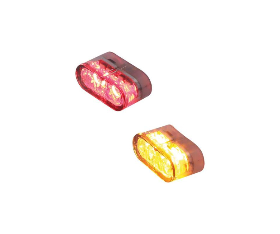 Clignotants LED HIGHSIDER Little Star-MX Pro 3en1 - feu arrière, feu stop, clignotants - 1122211