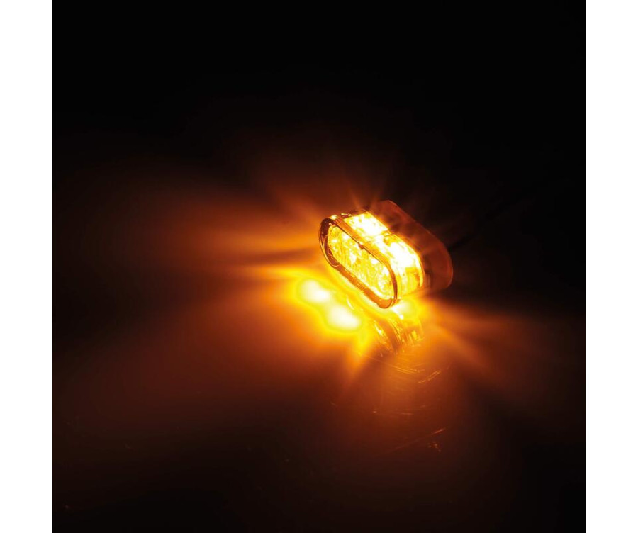 Clignotants LED HIGHSIDER Little Star-MX Pro 3en1 - feu arrière, feu stop, clignotants - 1122211