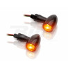 Clignotants LED V-PARTS 12V alu noir - 1058622