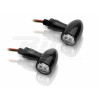 Clignotants LED V-PARTS 12V alu noir - 1058622