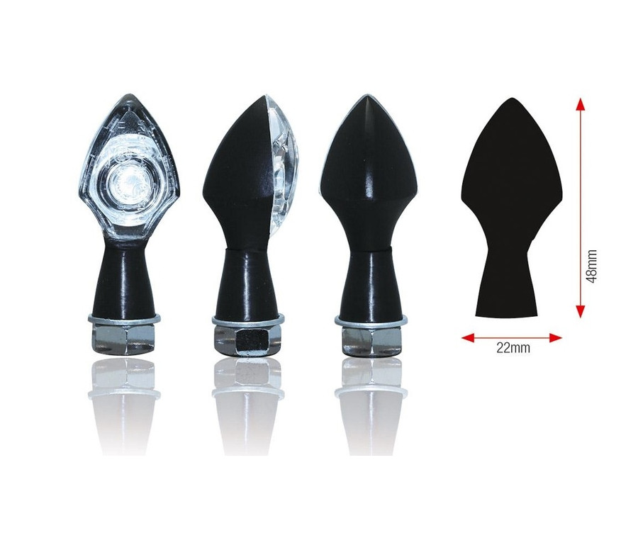 Clignotants BIHR Power LED noir - 1066956