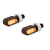 Clignotants LED HIGHSIDER Little Bronx 3en1 - clignotant/feu stop/feu de position arrière - par paire - 1108650001
