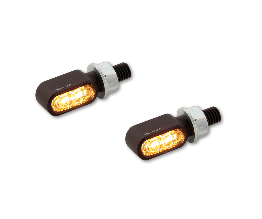 Clignotants LED HIGHSIDER Little Bronx 2en1 - clignotant/feu de position avant - par paire - 1108585001