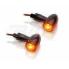 Clignotants LED V-PARTS 12V alu noir - 1101280