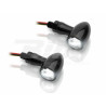 Clignotants LED V-PARTS 12V alu noir - 1101280