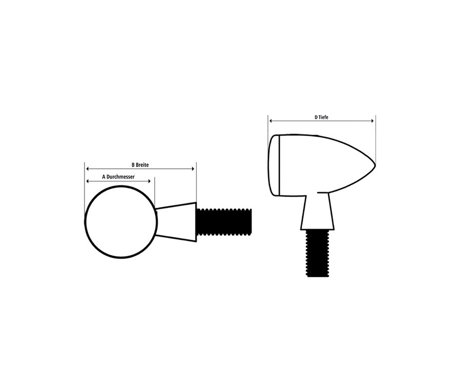 Clignotant LED HIGHSIDER Stripe - 1108592001