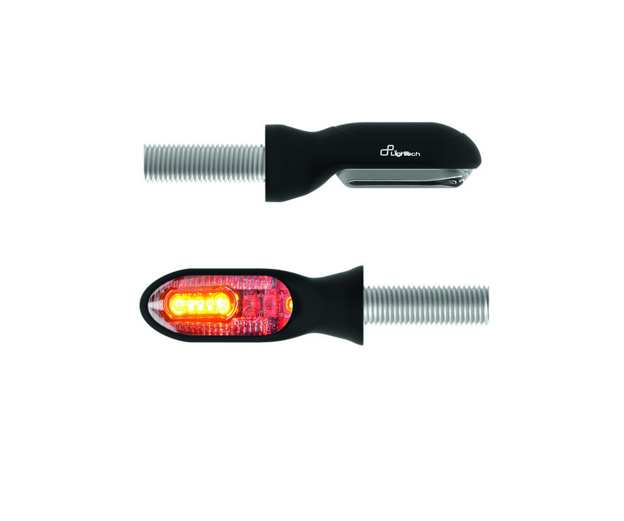 Clignotants LIGHTECH Led plastique ABS noir petite taille - 1071938