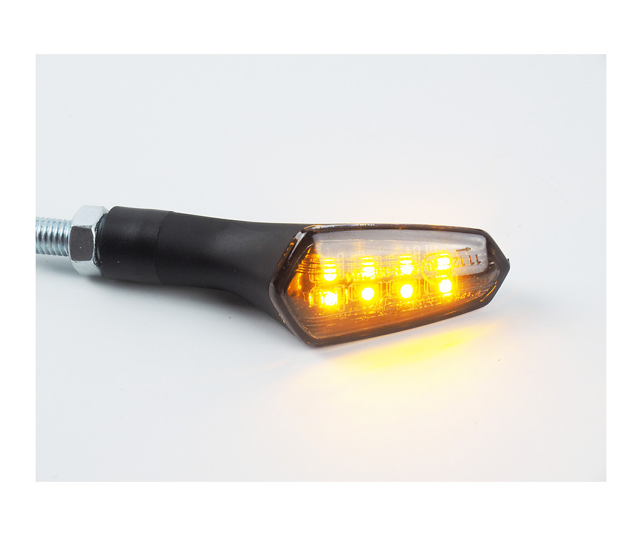 Clignotants LIGHTECH Led plastique ABS noir - 1071937