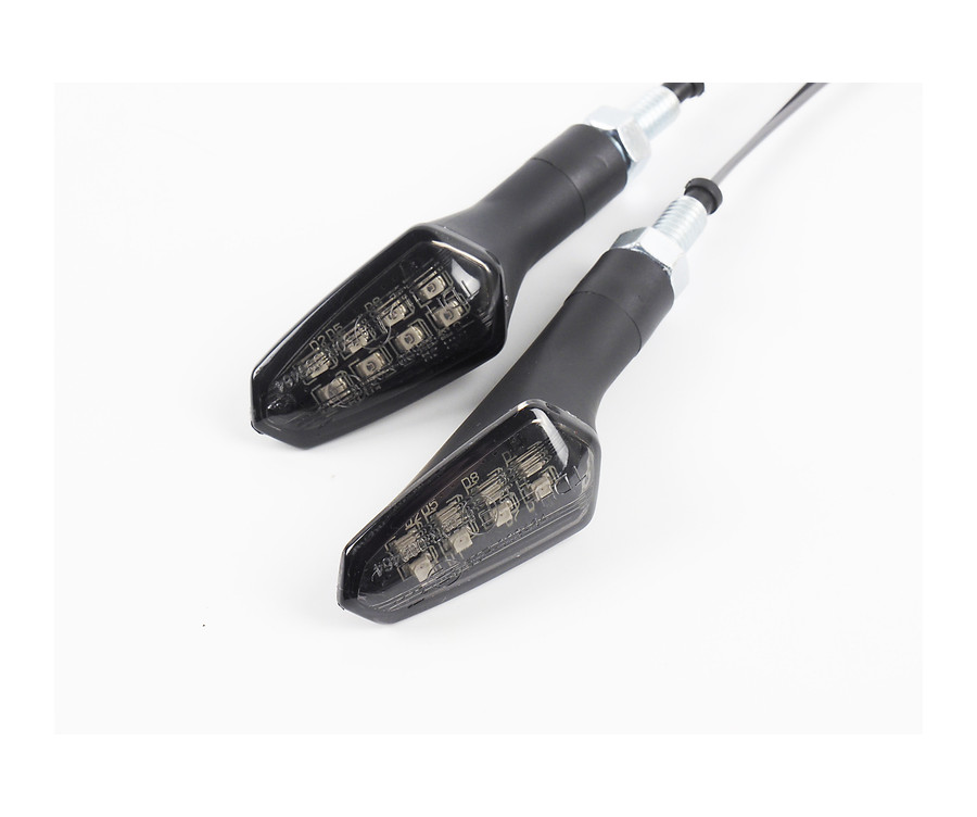 Clignotants LIGHTECH Led plastique ABS noir - 1071937