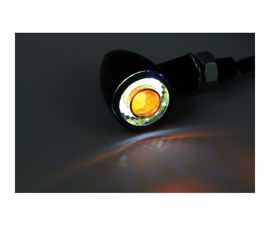 Clignotant LED HIGHSIDER Apollo Bullet 2en1 - clignotant/feu de position avant - 1107910