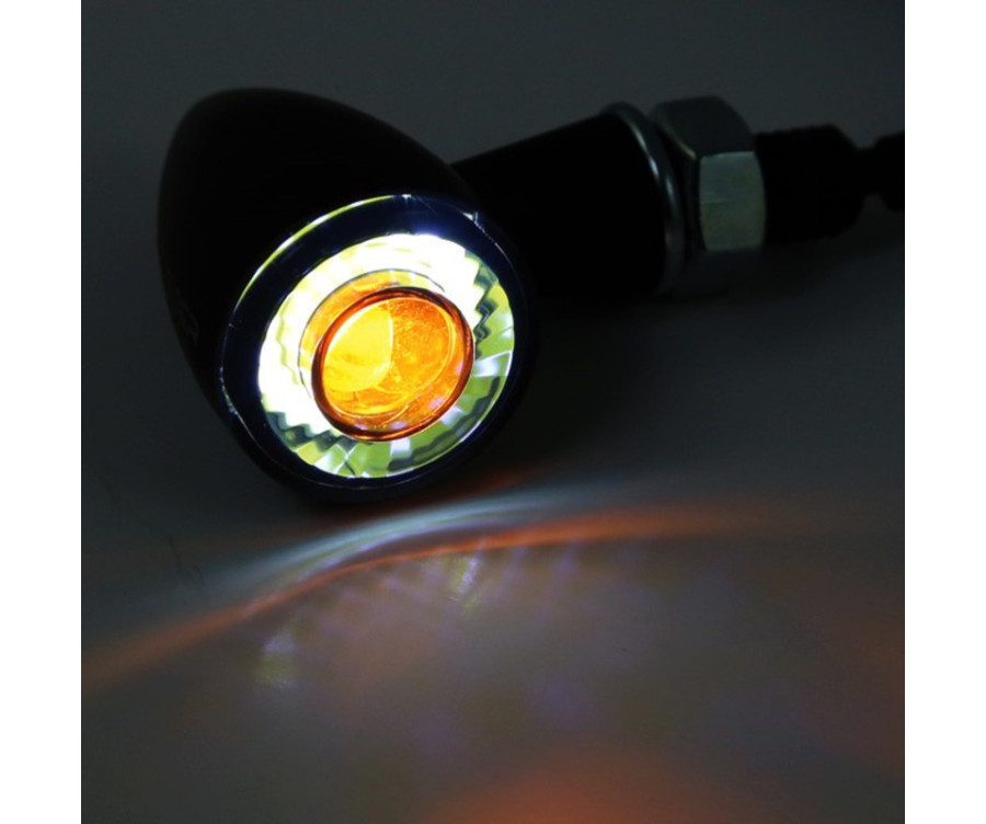 Clignotant LED HIGHSIDER Apollo Bullet 2en1 - clignotant/feu de position avant - 1107910