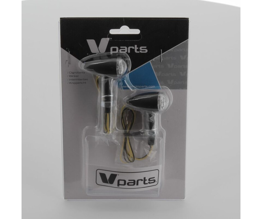 Clignotants V PARTS Shell LED noir universel - 1066360