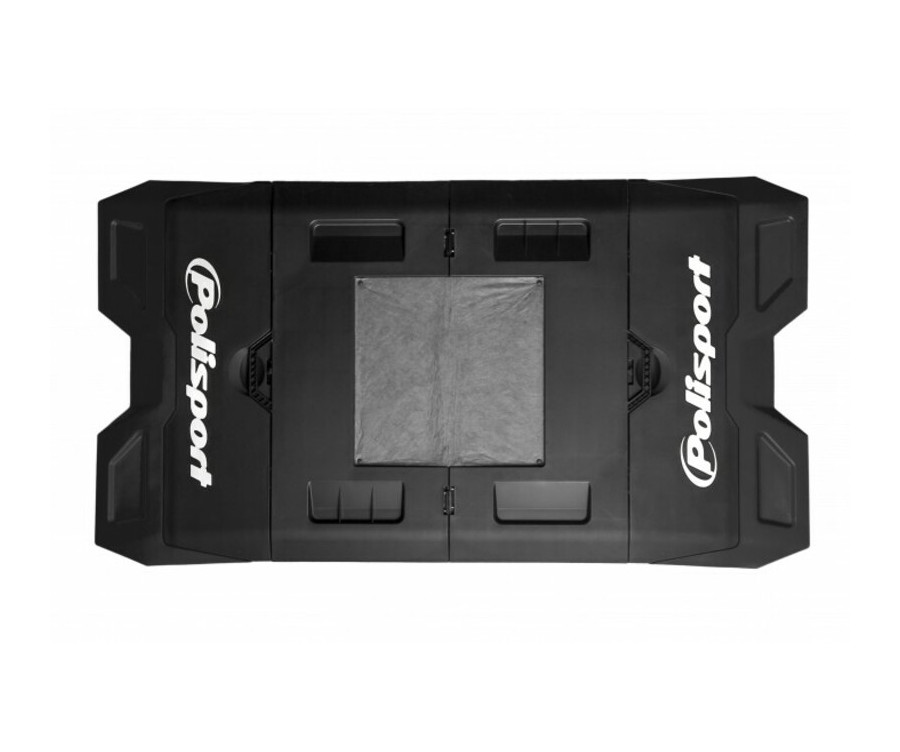 Tapis récupérateur pliable POLISPORT Bike Mat noir - 1057758