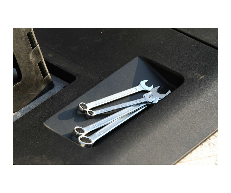 Tapis récupérateur pliable POLISPORT Bike Mat noir - 1057758