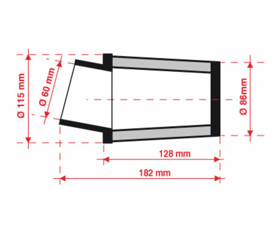 Filtre à air BMC conique Ø60mm - FBSA60-128 - 1097656