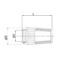 Filtre à air BMC conique Ø52mm - FMSS52-152