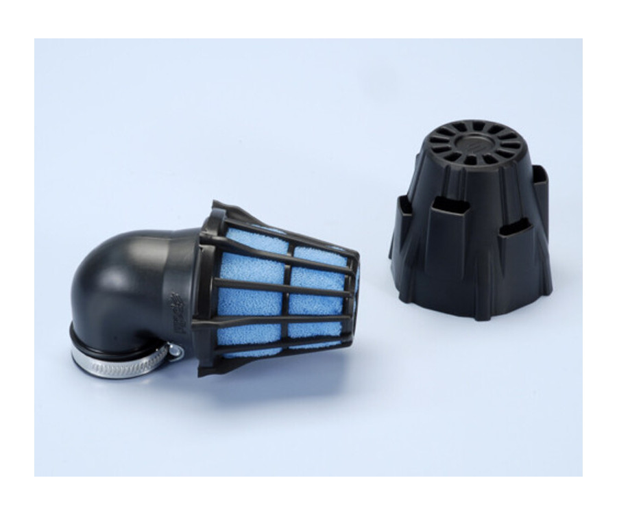 Filtre à air POLINI avec boîtier en plastique - 90° - 1126036
