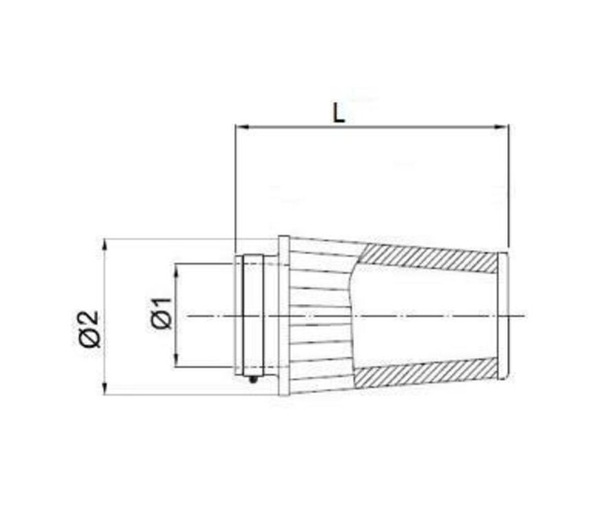 Filtre à air BMC conique Ø32mm - FMSA32-63 - 1097531