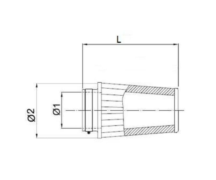 Filtre à air BMC conique Ø60mm - FBSS60-85 - 1097249