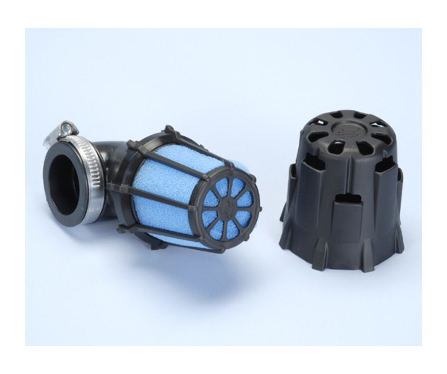 Filtre à air POLINI avec boîtier en plastique - 90° - 1126034