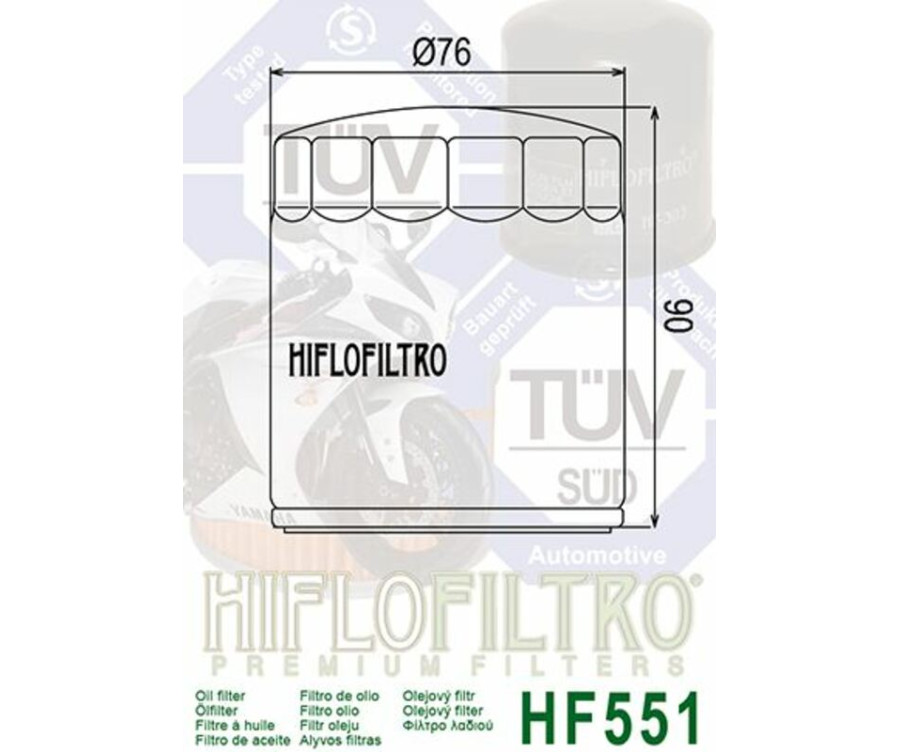 Filtre à huile HIFLOFILTRO - HF540 - 1000526