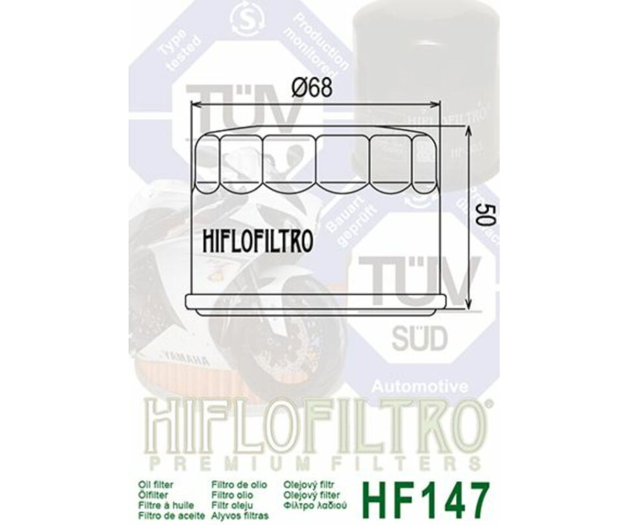 Filtre à huile HIFLOFILTRO - HF147 - 1000478