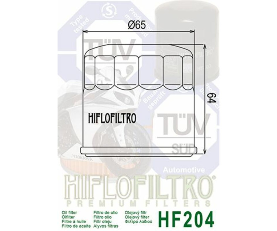 Filtre à huile HIFLOFILTRO Racing - HF204RC - 1000520