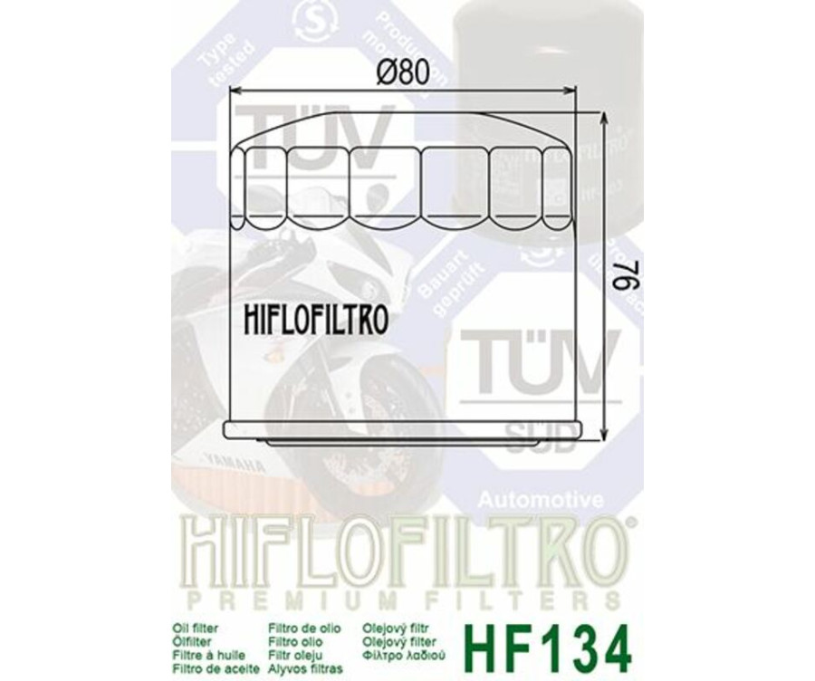 Filtre à huile HIFLOFILTRO - HF134 Suzuki - 1000466
